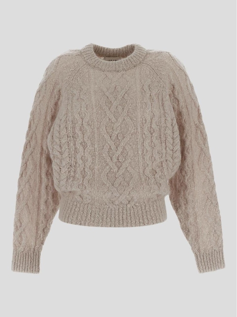 이자벨마랑 에뚜왈 FW24 Marant Etoile Knit PU0519FAB3L09E90BE Beige