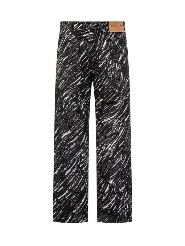 마르니 FW24 MARNI Pants PUJU0021A0UTC432 CRN99 NERO