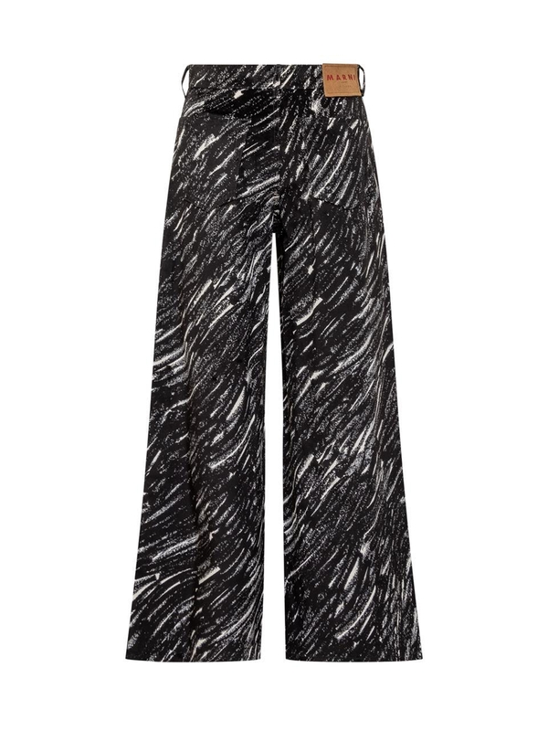 마르니 FW24 MARNI Pants PAJD0514A0UTC432 CRN99 BLACK