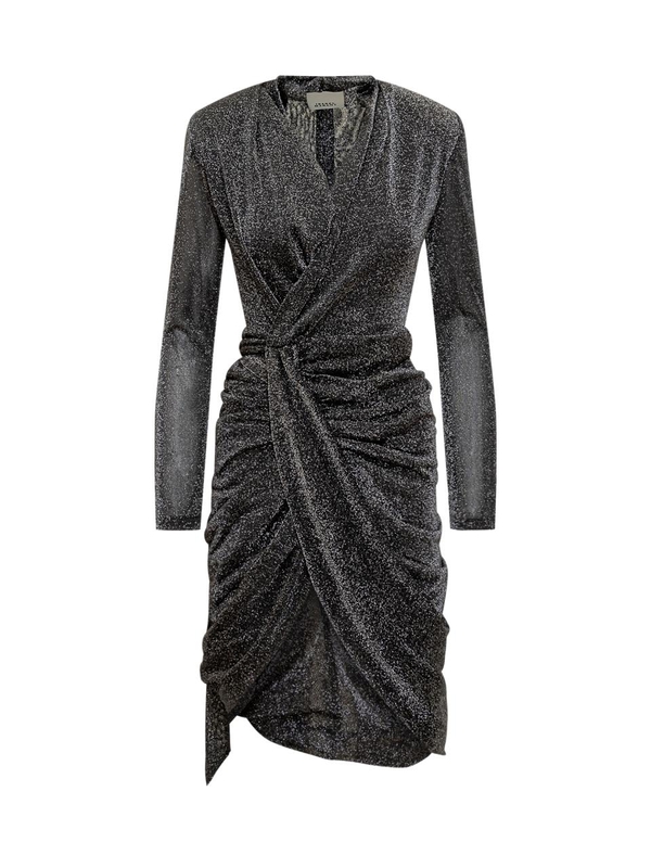 이자벨마랑 FW24 ISABEL MARANT Dresses 24HRO0648FDB4K04I BKSI BLACK/SILVER