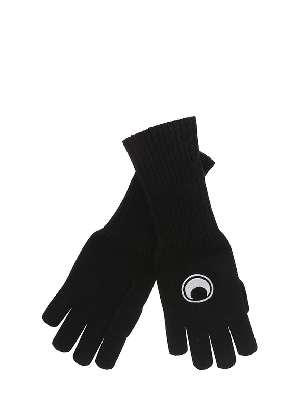 마린세르 FW24 MARINE SERRE GLOVES USA018A BK99 BLACK