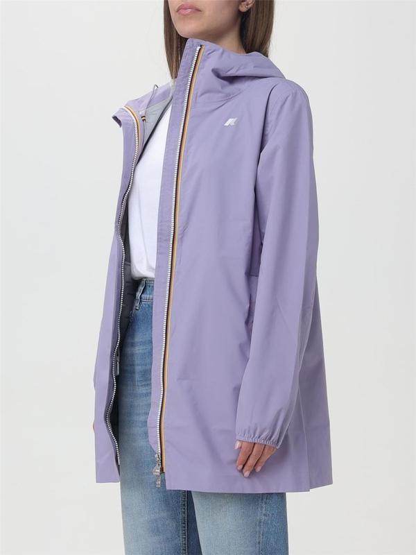  SS24 Womens K-way Jacket K5127NW 721 Lilac