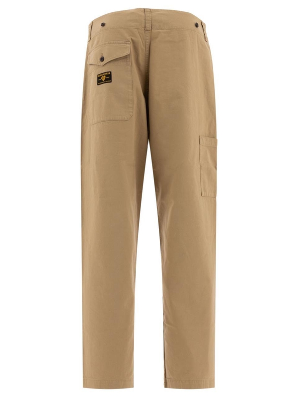 휴먼 메이드 FW24 Straight-leg cargo trousers HM28PT014BEIGE Beige