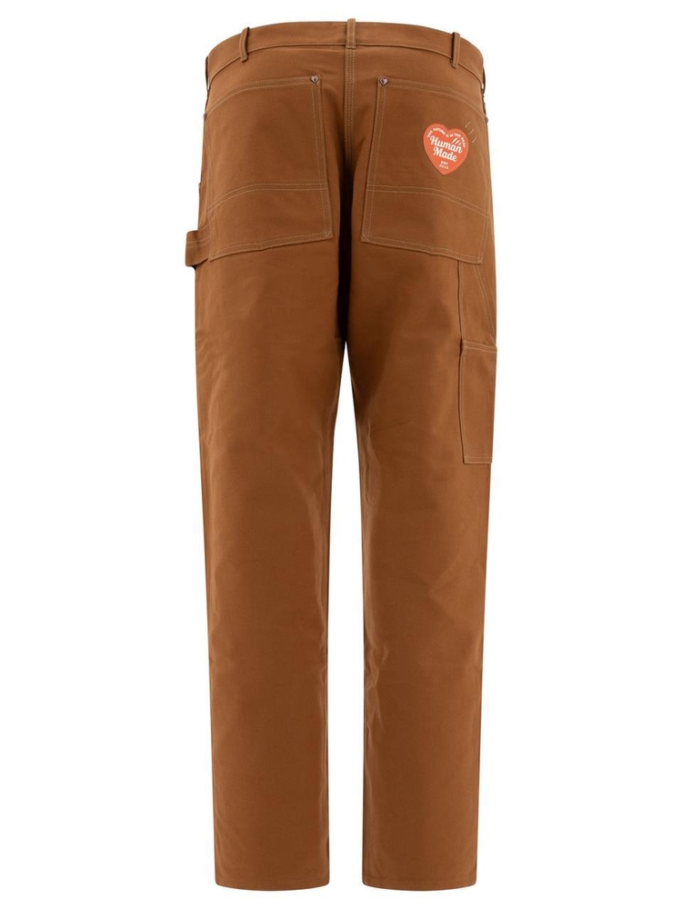 휴먼 메이드 FW24 Duck Work trousers HM28PT009BROWN Brown