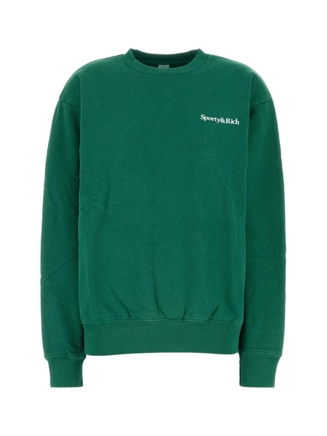 스포티앤리치 FW24 SPORTY RICH SWEATSHIRTS ST071516300GR03 ALPINEWHITE Green