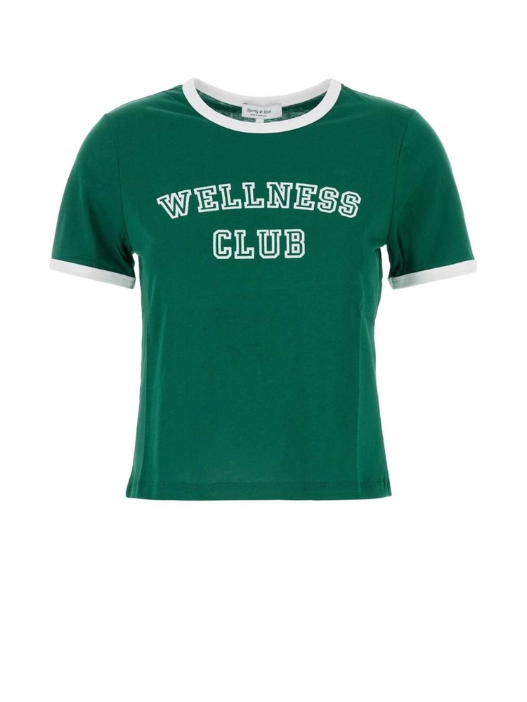 스포티앤리치 FW24 SPORTY RICH T-SHIRT TO073516010GR03 ALPINEWHITE Green