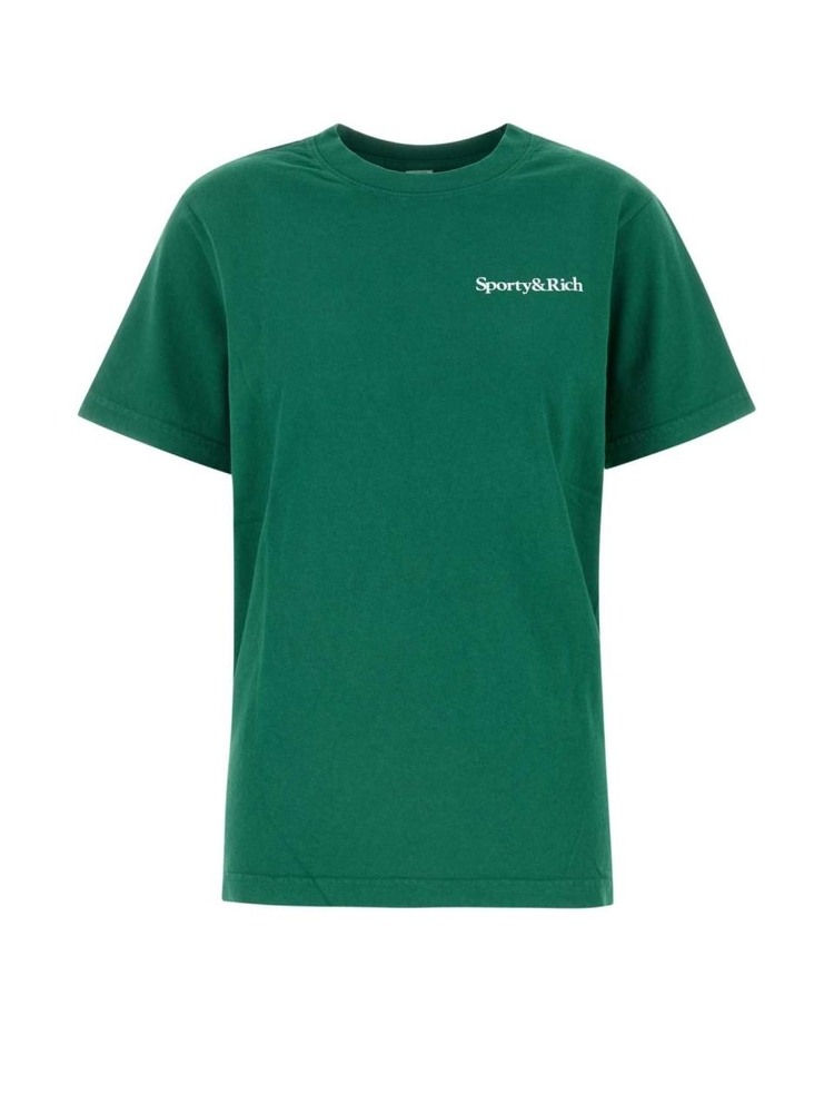 스포티앤리치 FW24 SPORTY RICH T-SHIRT TO043516300GR03 ALPINEWHITE Green