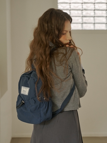 미니 스트링 백팩 네이비 Mini string backpack Navy