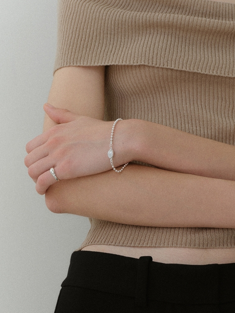 [Silver925] Clip Ball Bracelet