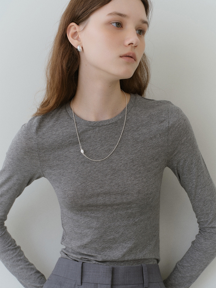 [Silver925] Clip Ball Necklace