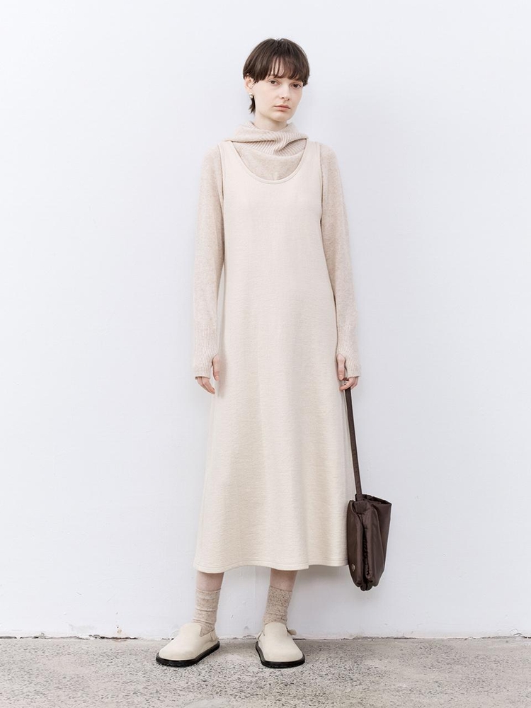 TG_Basic wool sleeveless dress_2color