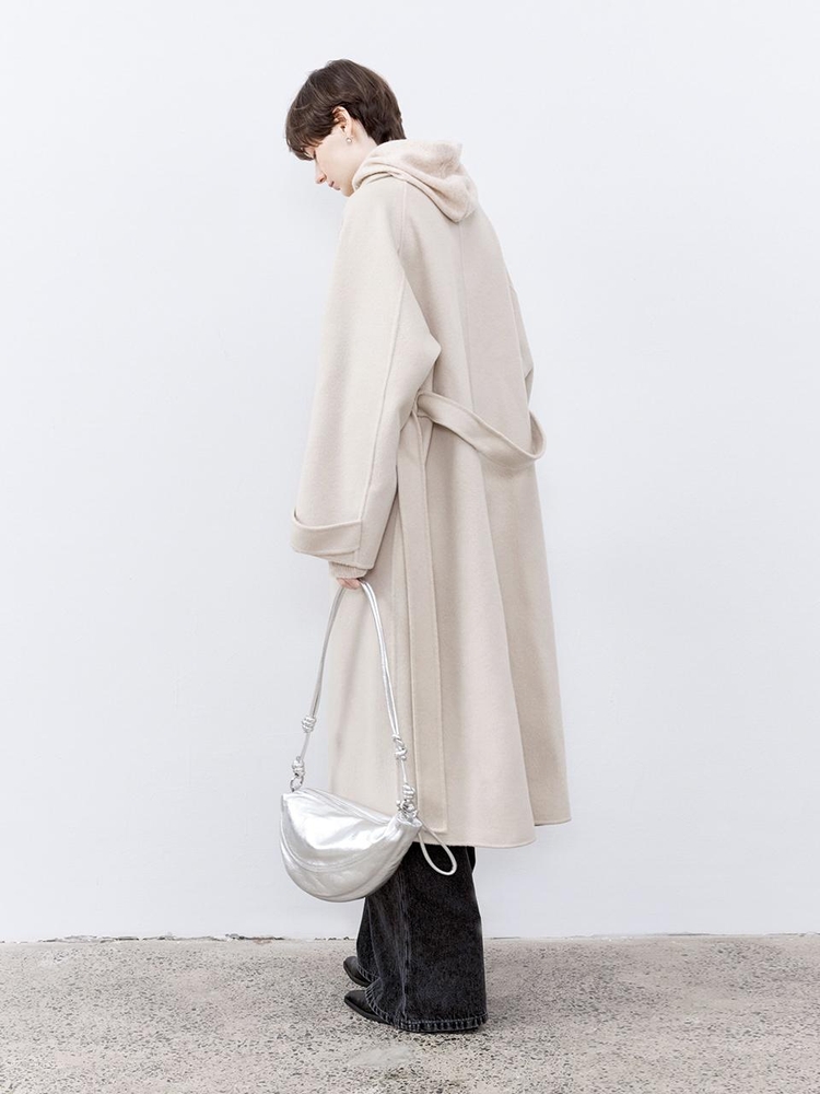 TG_Raglan sleeve belted coat_2color