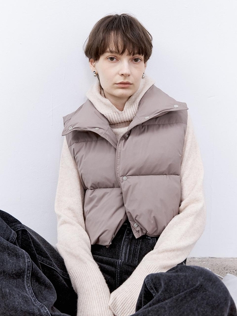 10/30예약배송_TG_Crop padded vest_2color