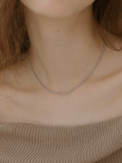 [White gold] Tinkle Necklace