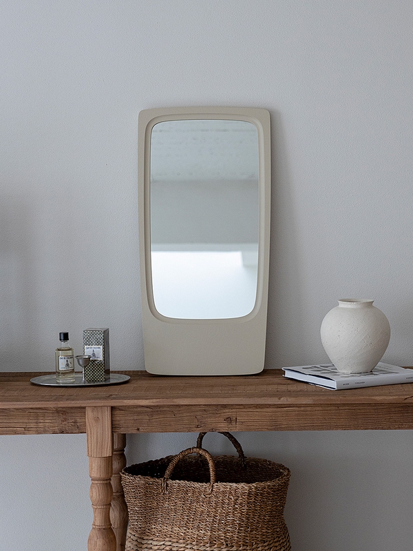 Edge Mirror-Beige (Small)