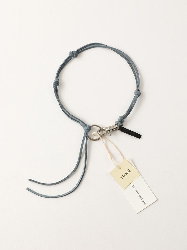 Mystic leather choker (blue)