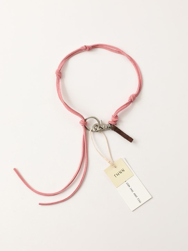 Mystic leather choker (pink)