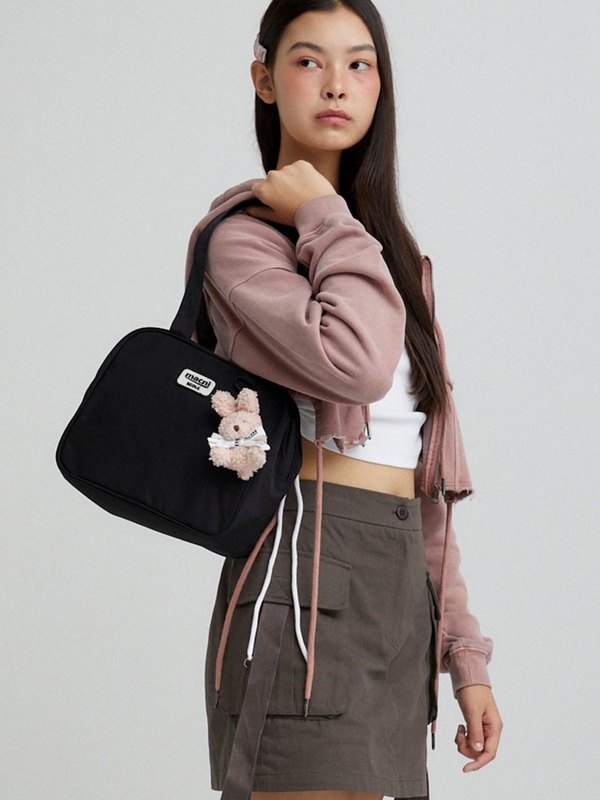 SH SQUARE SHOULDER BAG_BLACK