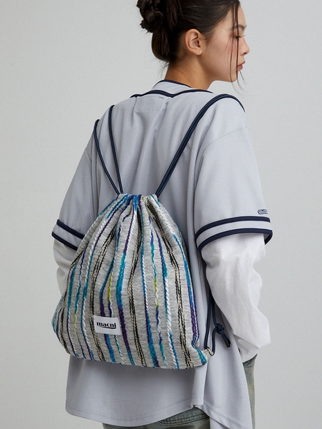 DRAWSTRING SW BACKPACK_STRIPE