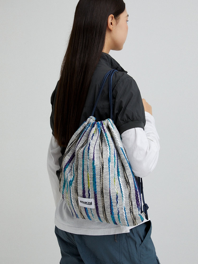 DRAWSTRING SW BACKPACK_STRIPE