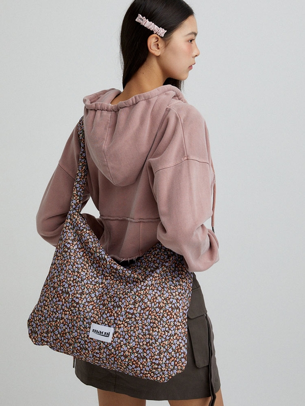 BLOSSOM ECO CROSS BAG_BROWN