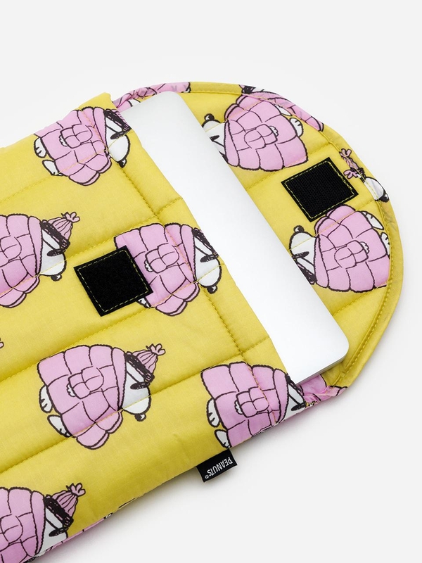 [바쿠백] 노트북 파우치 13인치 Puffer Snoopy Pink