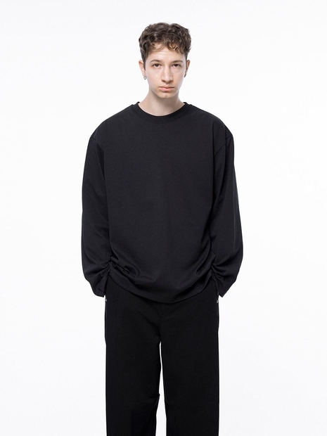 Clean long-sleeved - Black /M243TP01BK