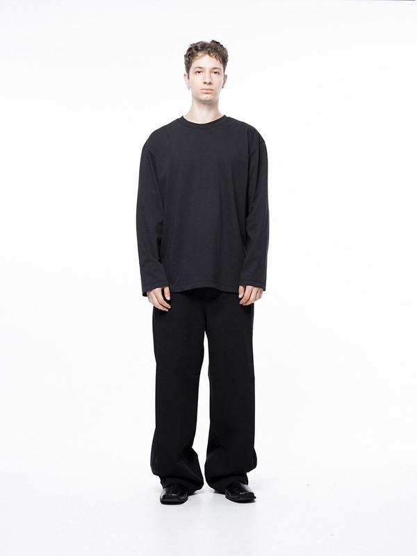 Clean long-sleeved - Black /M243TP01BK