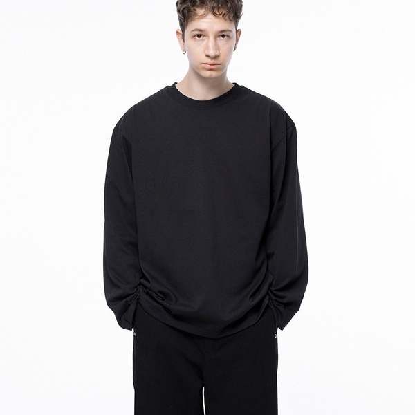 Clean long-sleeved - Black /M243TP01BK