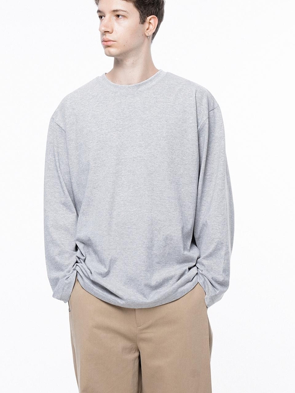 Clean long-sleeved - Gray /M243TP01GR