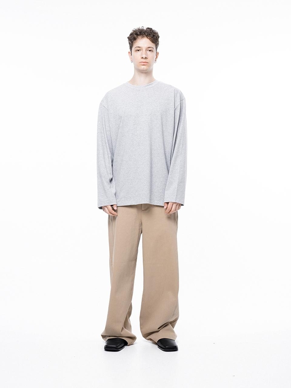 Clean long-sleeved - Gray /M243TP01GR