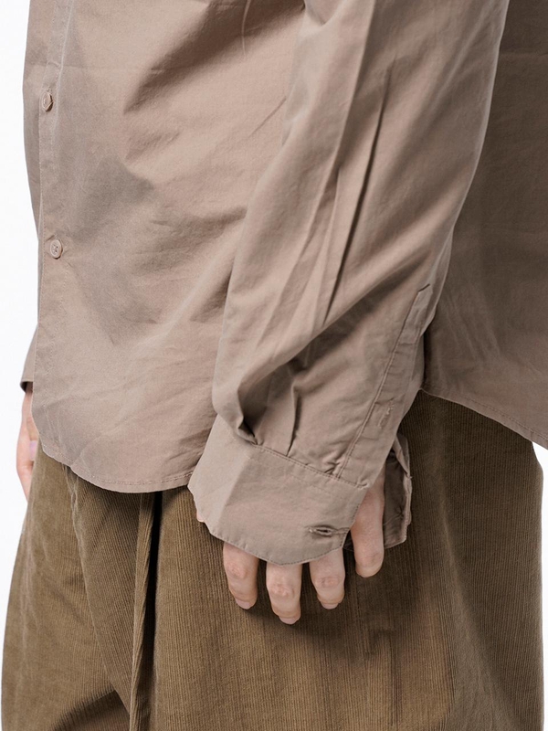 Standard Polygon Pocket Shirt - Beige /M243SH01BE