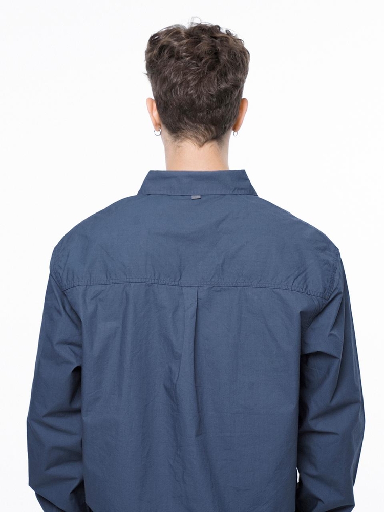 Standard Polygon Pocket Shirt - Royal Navy /M243SH01NY