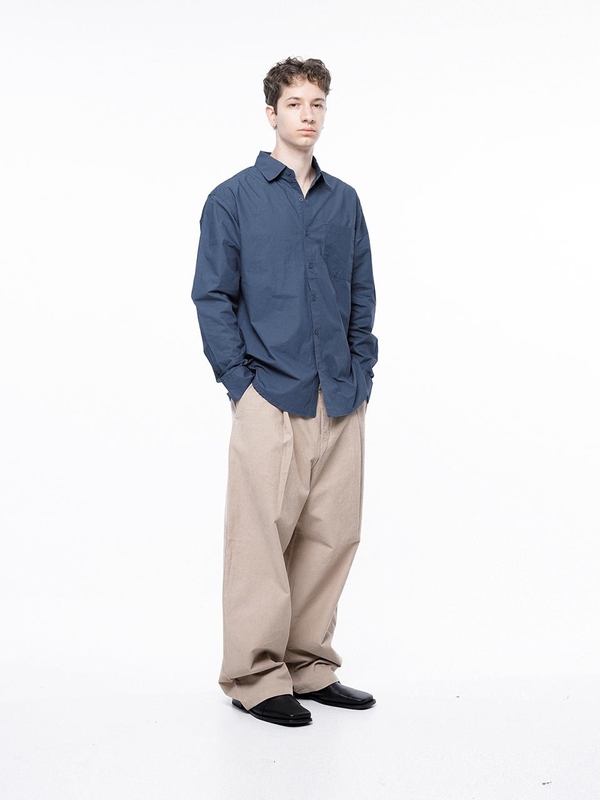 Standard Polygon Pocket Shirt - Royal Navy /M243SH01NY