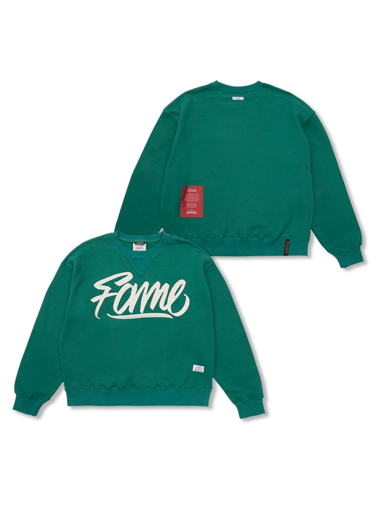 Fame Oversized Crewneck Green