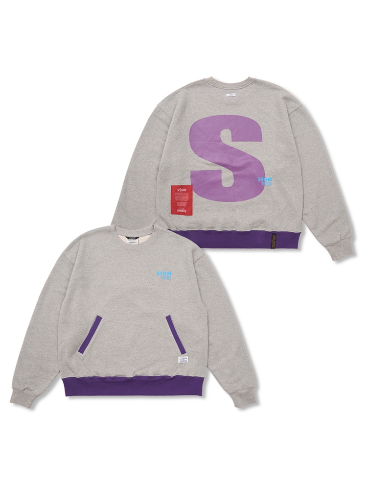 Capital S Oversized Crewneck Melange