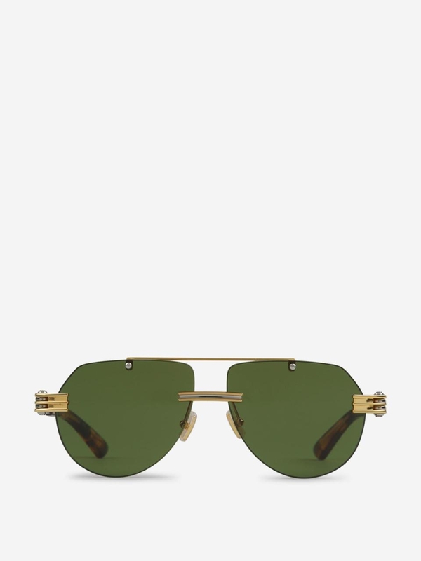 보테가베네타 FW24 Gold Sunglasses 799382 V4450 One Color