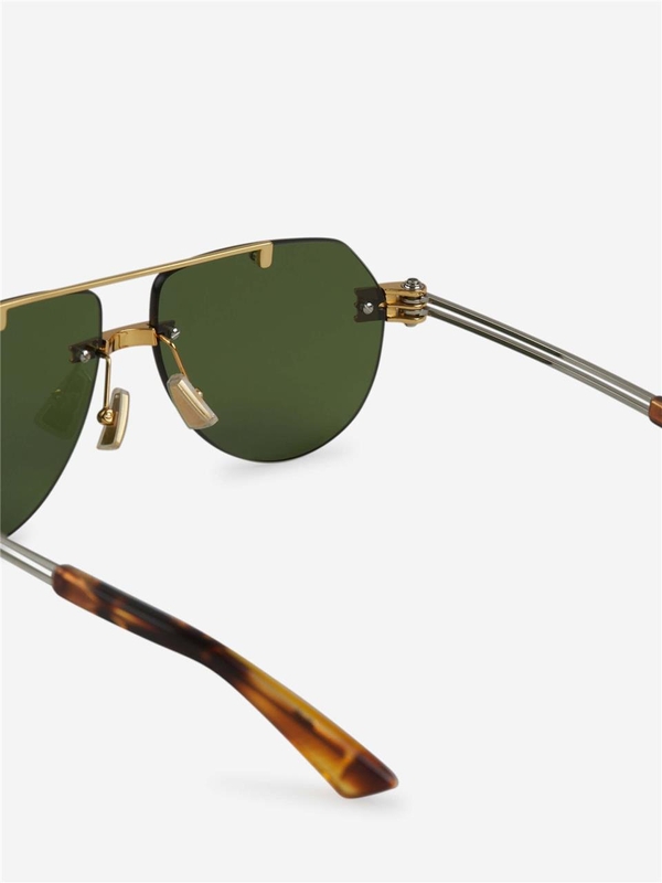 보테가베네타 FW24 Gold Sunglasses 799382 V4450 One Color