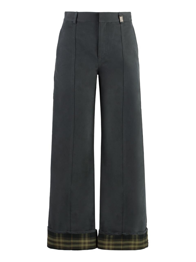 버버리 FW24 Cotton blend trousers 8099352160070_C1501 grey