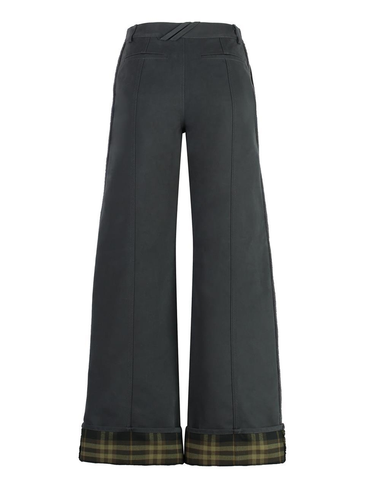 버버리 FW24 Cotton blend trousers 8099352160070_C1501 grey