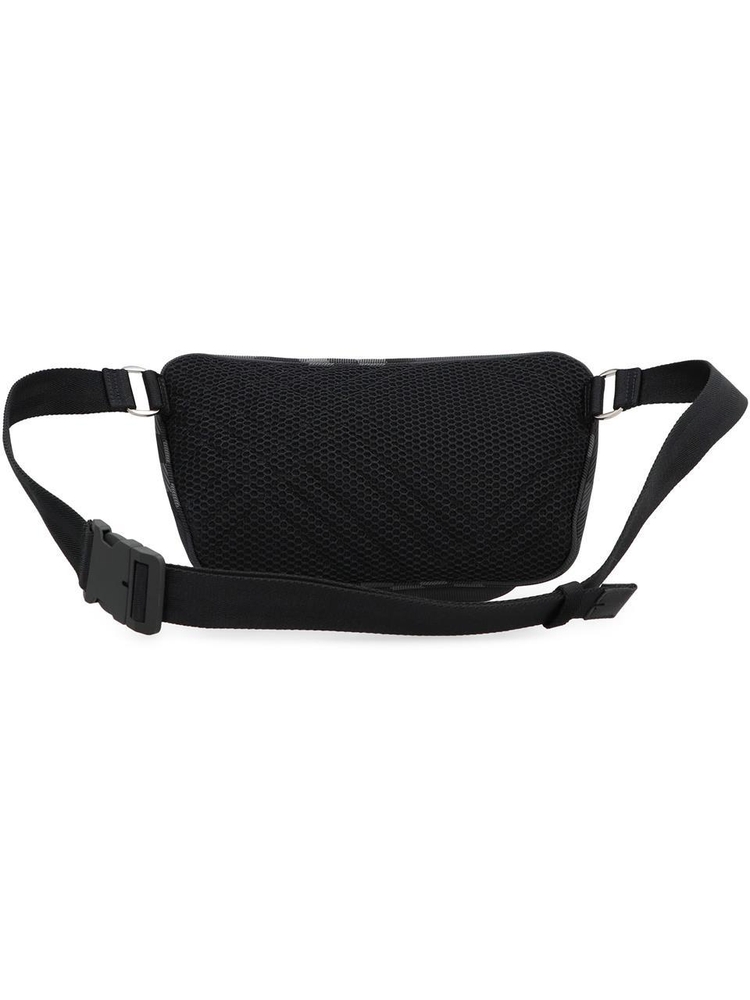 버버리 FW24 Grid fabric belt bag 8097411159396_A1208 grey