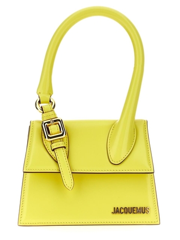 자크뮈스 FW24 Le Chiquito Moyen Boucle handbag 23H233BA3273128250 Yellow