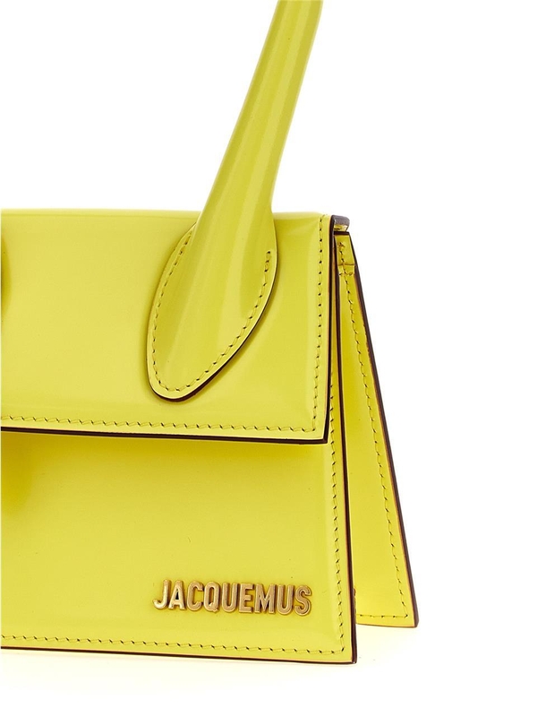 자크뮈스 FW24 Le Chiquito Moyen Boucle handbag 23H233BA3273128250 Yellow