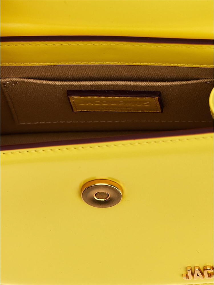 자크뮈스 FW24 Le Chiquito Moyen Boucle handbag 23H233BA3273128250 Yellow