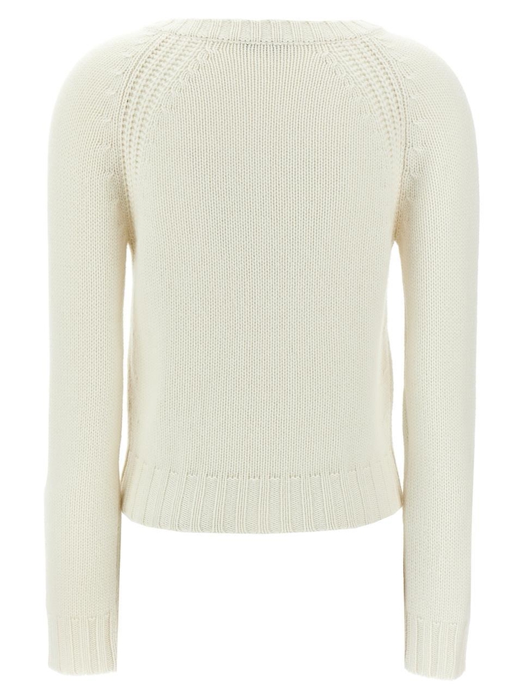 막스마라 FW24 Cancan sweater CANCAN003 White