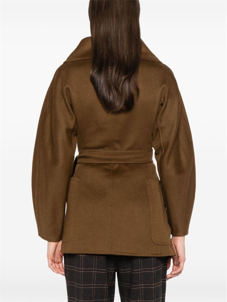 막스마라 FW24 Max Mara Jackets Leather Brown 21046033600009 Leather Brown