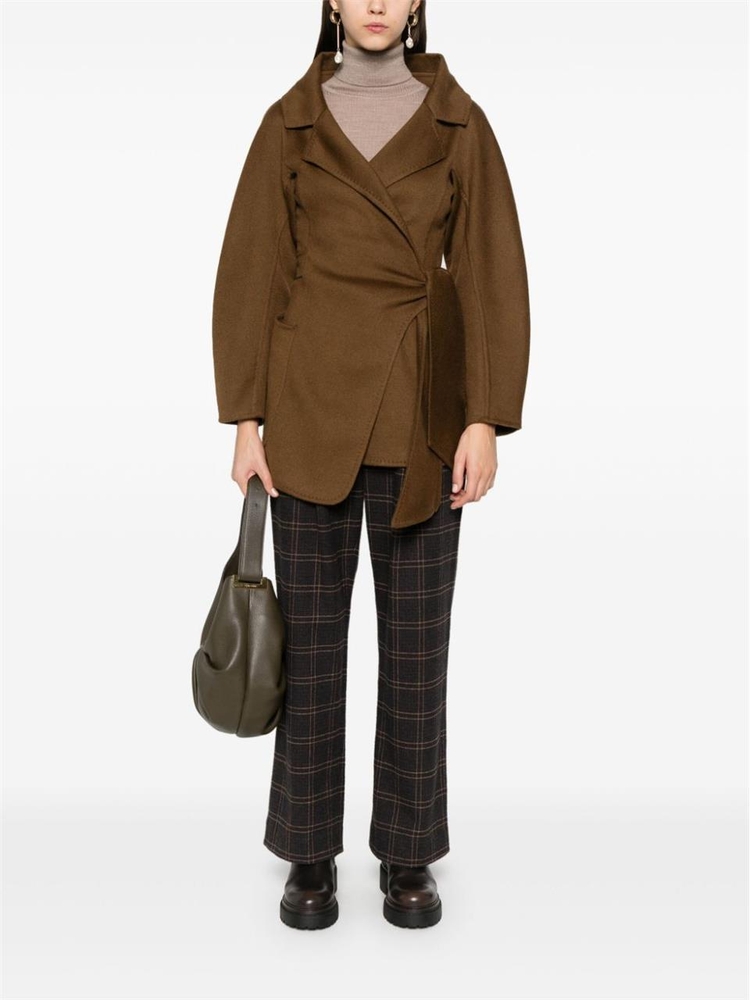 막스마라 FW24 Max Mara Jackets Leather Brown 21046033600009 Leather Brown