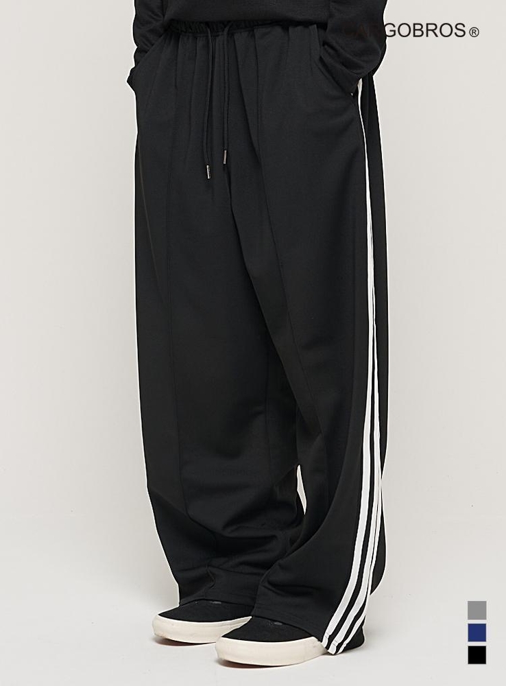 SIDE LINE TRACK TRAINING PANTS (BLACK)