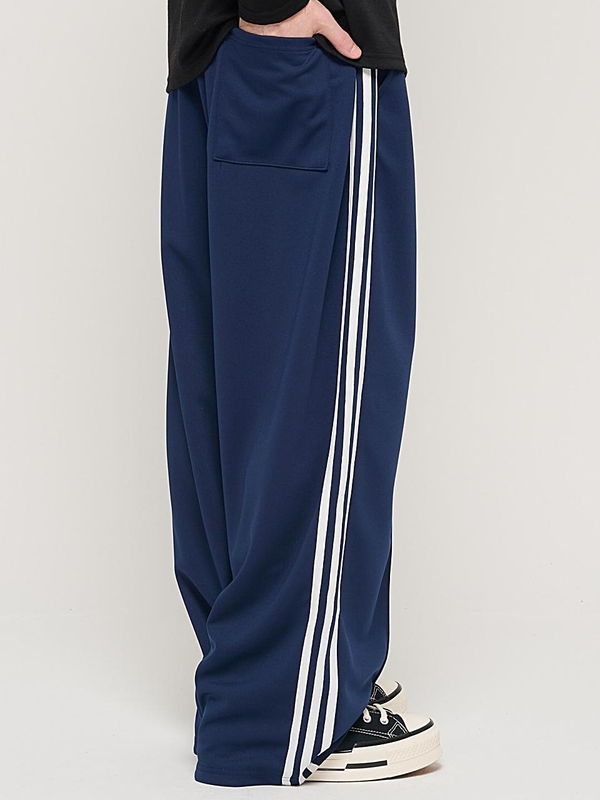 SIDE LINE TRACK TRAINING PANTS (NAVY)