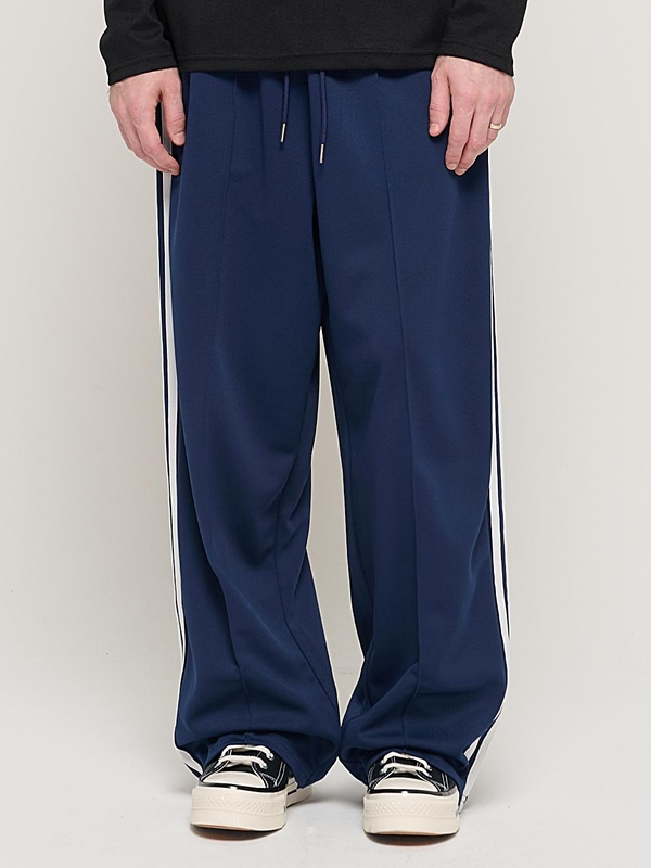 SIDE LINE TRACK TRAINING PANTS (NAVY)